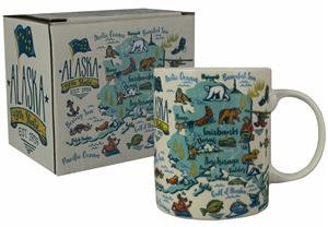 Mint Icon Map Boxed Mug