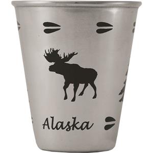 SHOTGLASS METAL MOOSE