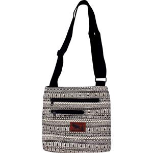 B&W Pattern Moose Cross Body Bag