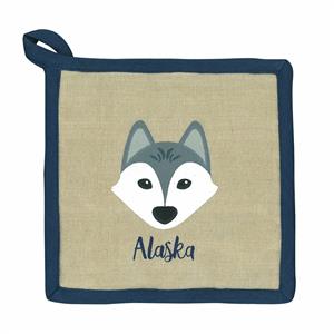 HOT PAD, CUTE HUSKY