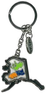 K C METAL GLASS STATE CHARMS