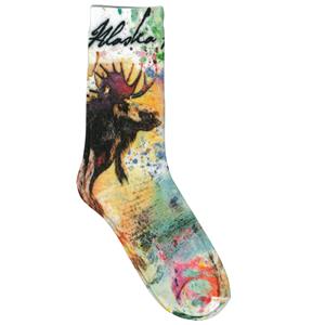 SOCKS, UNISEX ALASKA INKED