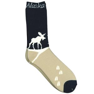 Lodge 2 Moose Towel Sock