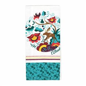 KITCHEN TOWEL, CREWEL MOOSE