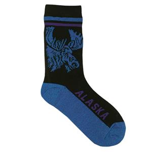 Silhouette Moose Adult Sock