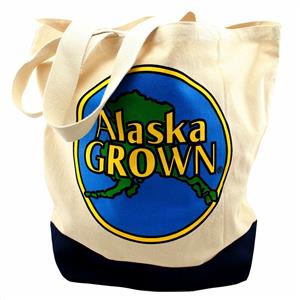 TOTE BAG AK GROWN NAT/NAV