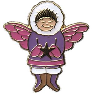 PIN ANGEL ESKIMO W/ STAR