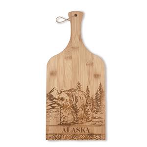 Bamboo Cutting Board, Drawn Bear