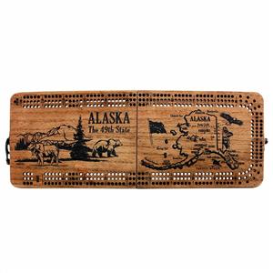 AK State Cribbage Game Set