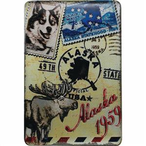 Vintage Postage Foil Magnet