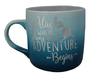 Travel Text Ombre Mug