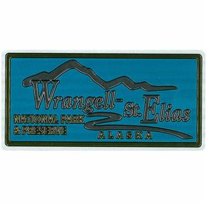 STICKER, FOIL WRANGLER-ST. ELIAS NATIONAL PARK