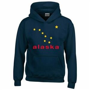 HOODIE, YOUTH LIMITED EDITION ALASKA BIG DIPPER- NAVY (SM)