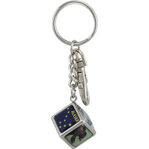 KEYCHAIN, METAL PHOTO CUBE