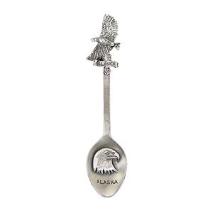 SPOON, PEWTER EAGLE