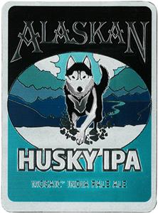 MAGNET, FOIL ALASKAN BREWING COMPANY HUSKY IPA