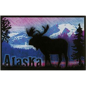 Silhouette Moose Lucite Magnet