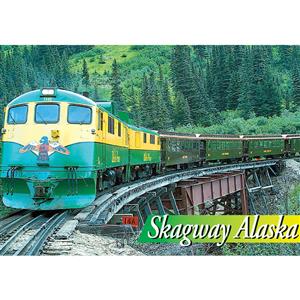 Skagway Train Horizontal Post Card-50 Pack