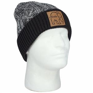 Double Exposure Bear Knit Hat