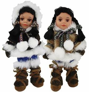 13" Vinyl Doll- 2 assorted colors