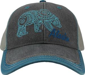 Batik Bear Baseball Hat