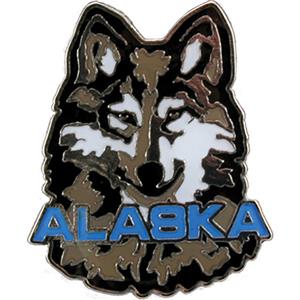 PIN EPOXY WOLF HEAD CUTOUT