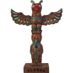 TOTEM POLE THUNDERBIRD WOLF 7"