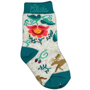 Crewel Moose Infant Sock