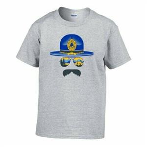 T-SHIRT, YOUTH ALASKA TROOPER- LIGHT STEEL (SM)