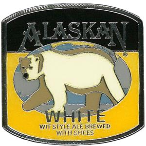 PIN, EPOXY ALASKAN BREWING COMPANY WHITE ALE