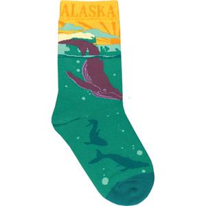 SOCK YTH RETRO WHALES