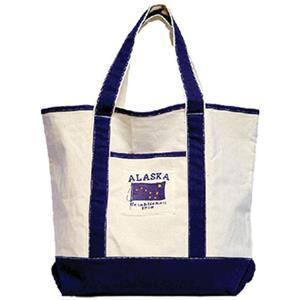 Alaska Flag Canvas Tote Bag