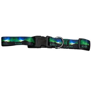 PET COLLAR NORTHERN LGTS S-M