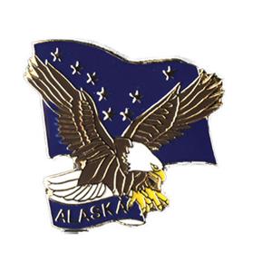 PIN EPOXY EAGLE FLAG